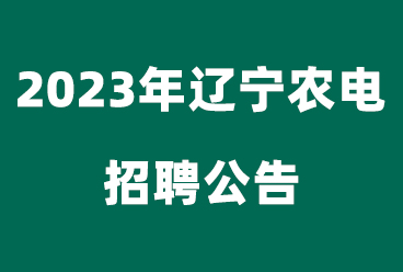 <b>2023年辽宁省农村电力服务有限公司招聘公告【最新发布】</b>
